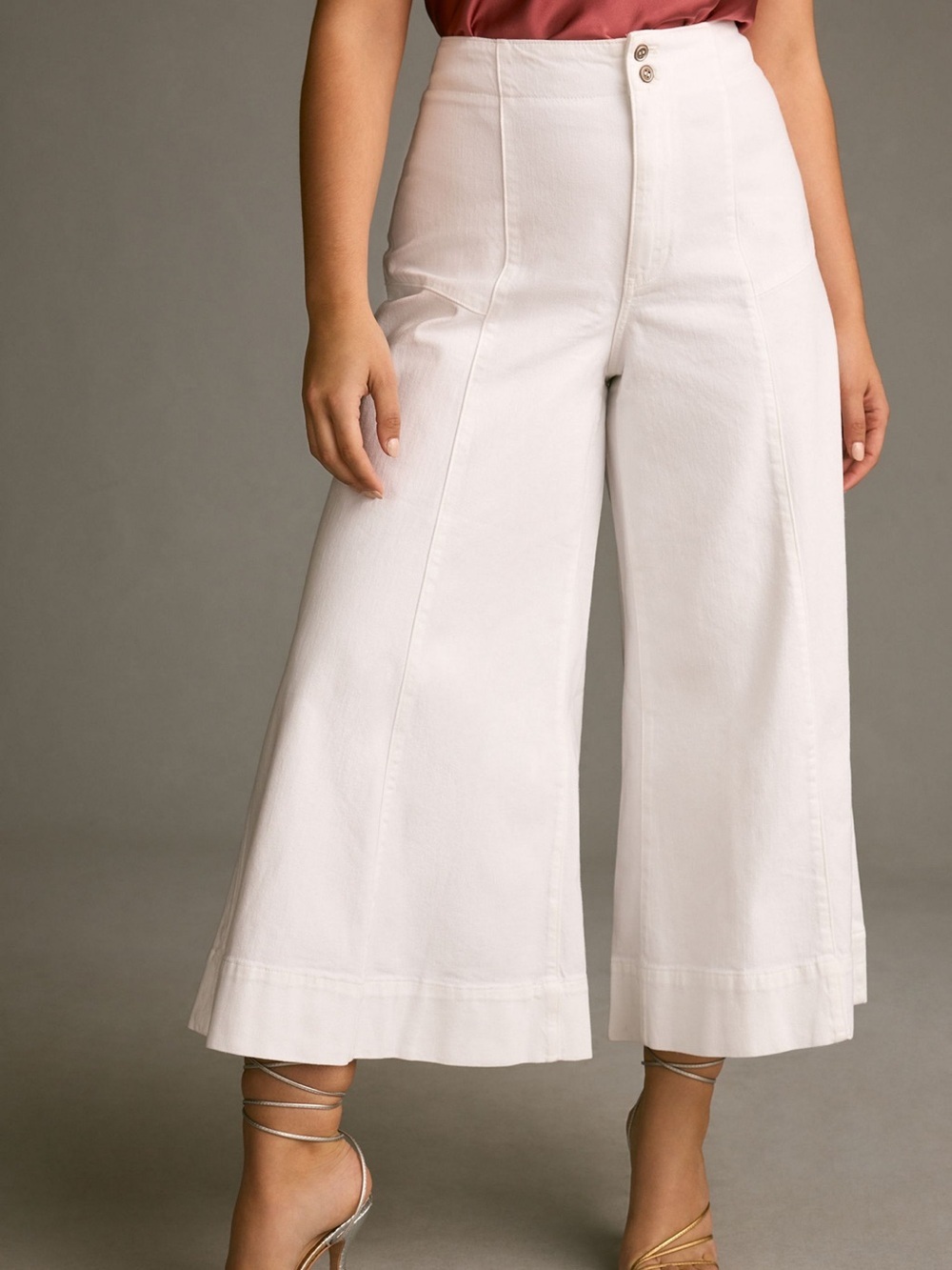 Anthropologie Pilcro Corset High-Rise Crop
Culotte Jeans Women’s Size 26